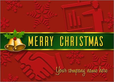 Corporate Card Red (Glossy White) 