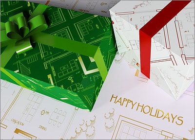 Gift Wrap Drawings (Glossy White) 