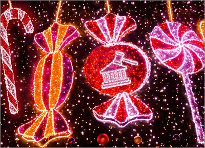 Law Christmas Lights Card (Glossy White) 