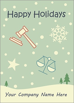 Legal Snowfall Card