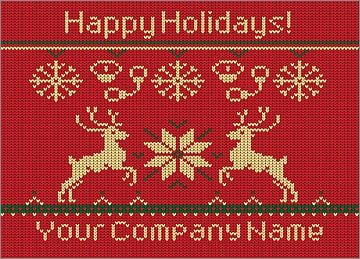 Police Reindeer Christmas Card