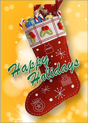 Police Stocking (Glossy White) 