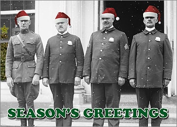 Santa Police Christmas Card