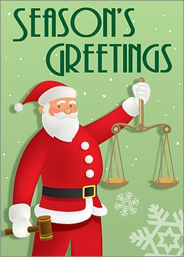 Santa Scales Of Justice
